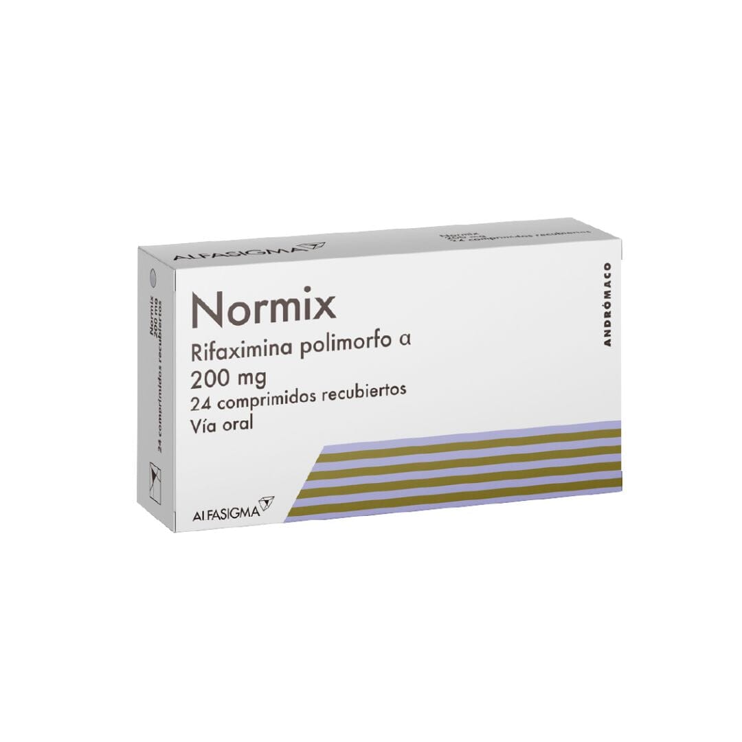 Normix 200 mg x 24 comprimidos Farmex-Pluxee-Persistente